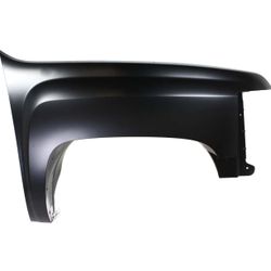 New Fender For Chevrolet Silverado 1(contact info removed) 3500 Front Passenger Primed Black Fits 2007 To 2013
