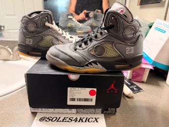 Air Jordan 5 x Off White “Muslin” Size 8.5
