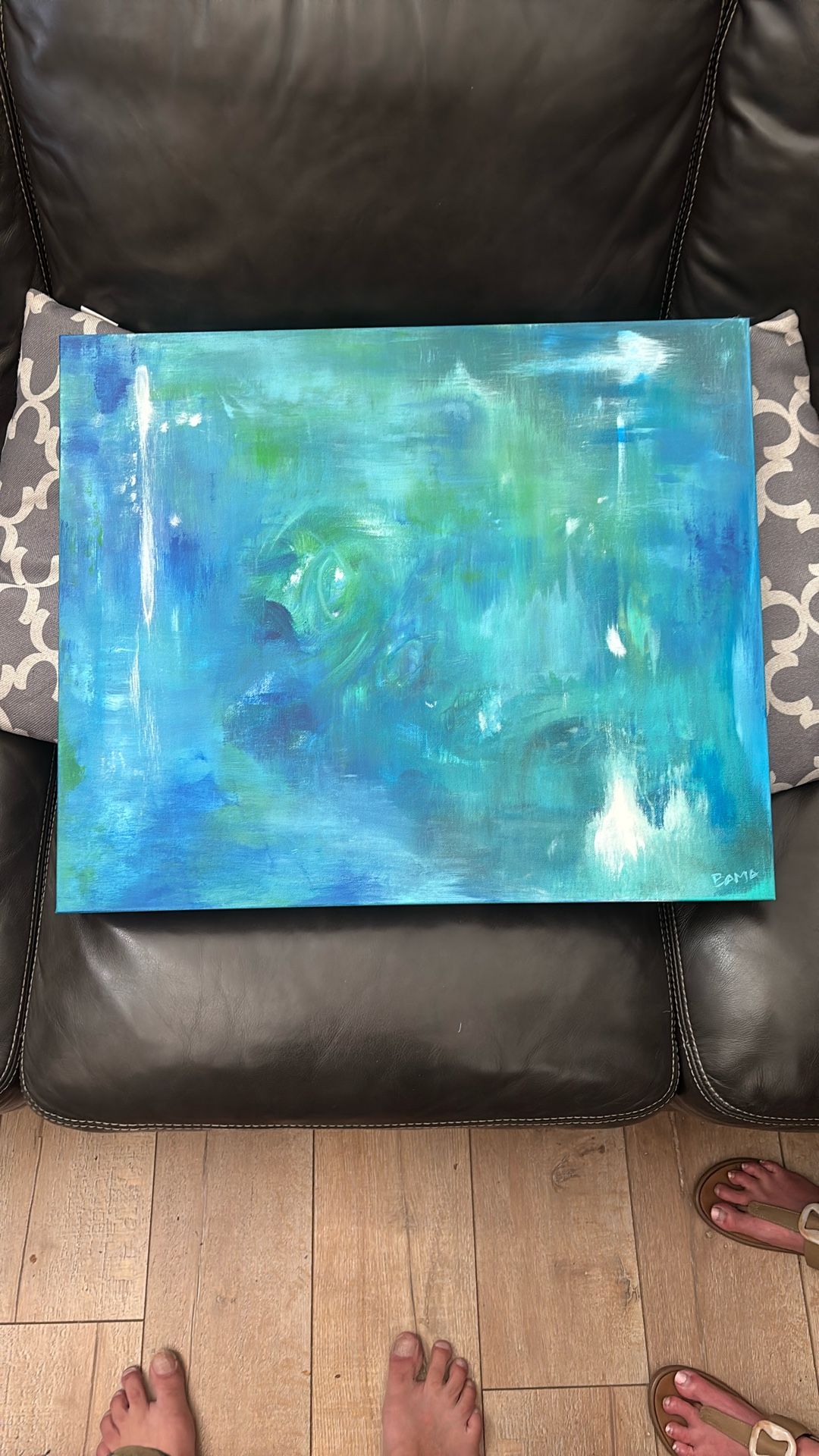 One of a kind Painting by Bama - $250