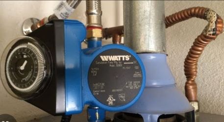 Watts Water Heater circulation pump