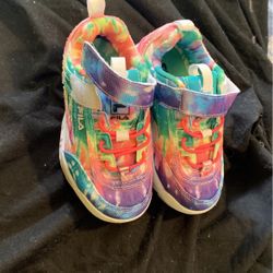 Toddler Tie Dye Filas Shoes