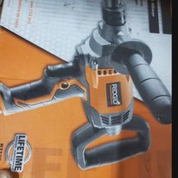 RIDGID CORDED MUD MIXER NEW