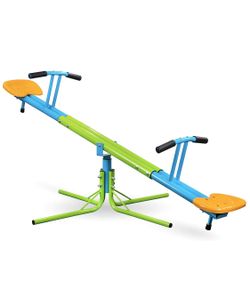 Pure Fun Heavy Duty 360 Kids Swivel Seesaw, Indoor or Outdoor