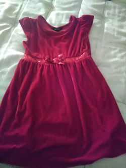 Red dress girls size 7