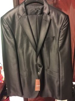 Shiny Black New Suit