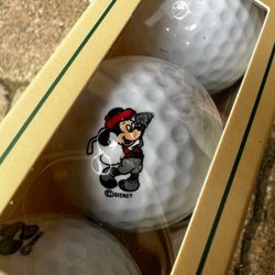 Mickey Mouse Disney Titleist Golf Balls Vintage