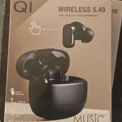 Q1 True Wireless Stereo Earphones. 
Connectivity: Wireless with Bluetooth 5.4 or 5.3 technology 