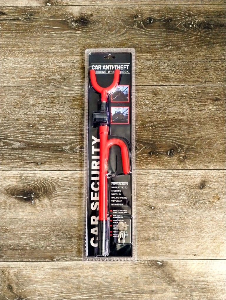 NEW SEALED Car security anti theft steering wheel Lock