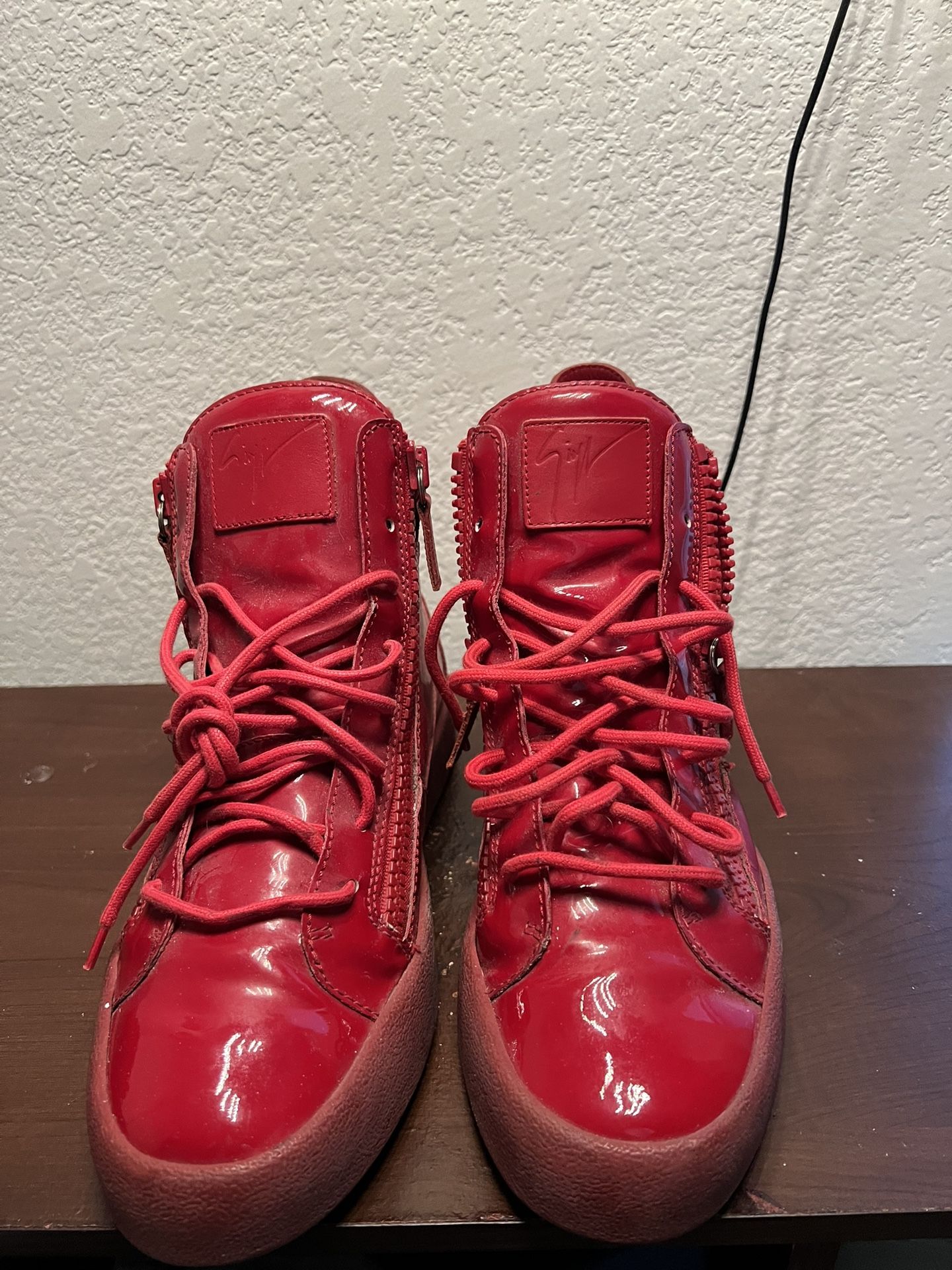 Giuseppe Zanotti Patent Leather High Top