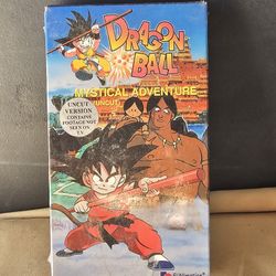 Dragon Ball: Mystical Adventure Uncut English Version VHS Funimation VCR Tape