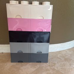 Original Lego Double Drawer Storage 