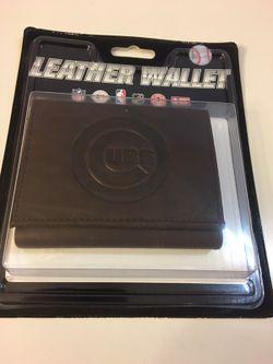 Chicago Cubs leather wallet