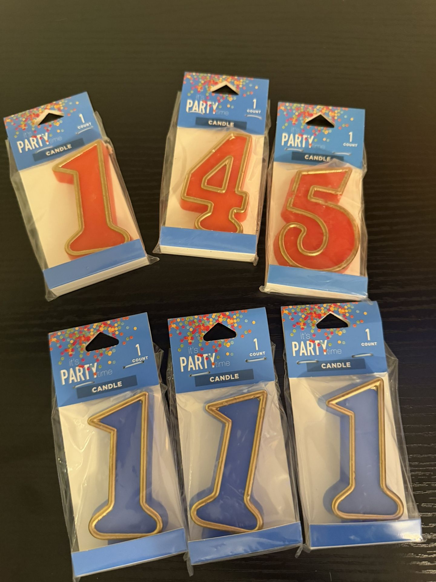 Candle 🕯️ Numbers Cake Topper