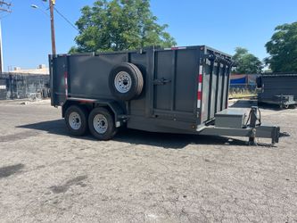 Hd dump trailer 81/2x14x4