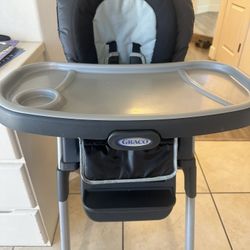 Graco Duo Diner Lx High Chair In Gray