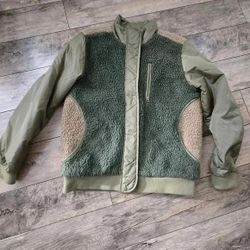 UNIVERSAL THREAD green,tan small Womens Bomber jacket 