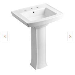New Devonshire 25” Pedestal Sink