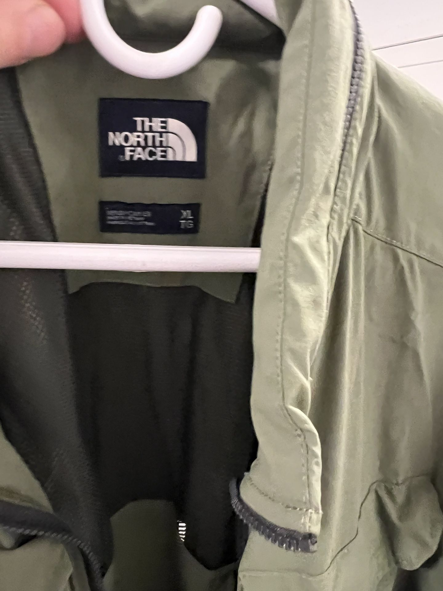 North Face Bomber & Raincoat W/ Hidden Hood New