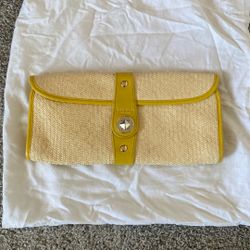 Kate Spade Straw Clutch 