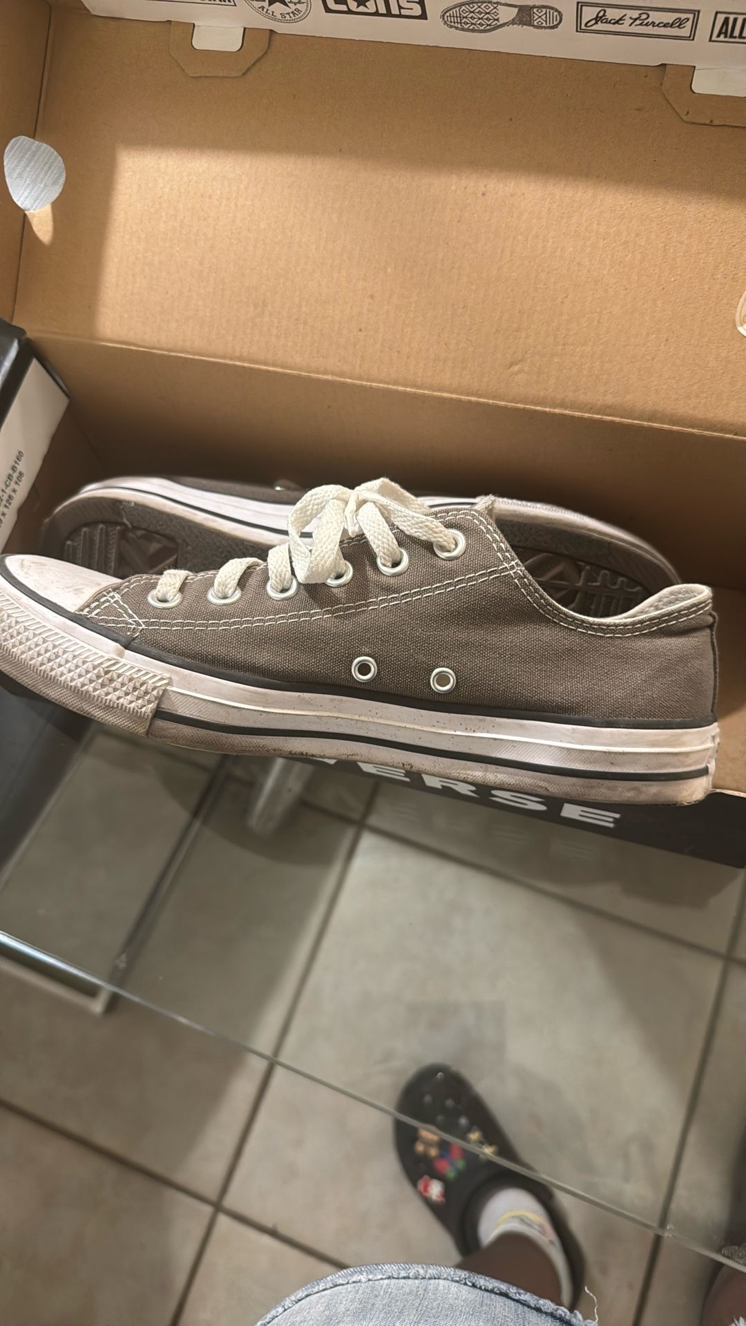 Grey Converse