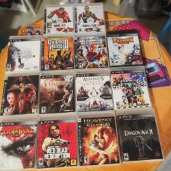 PS3 LOT - BUNDLE OF SINGLE