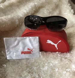 VTG: Ladies Puma Sunglasses with case & wiping cloth