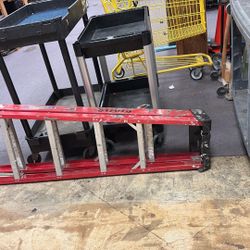 Ladder 10ft Red Werner