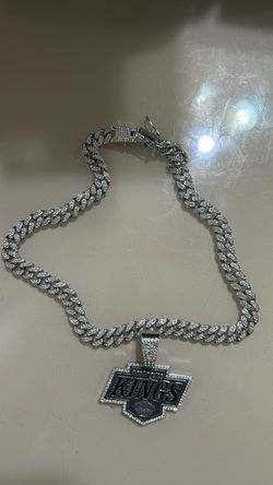 Los Angeles Kings Iced Out Cuban Link Necklace