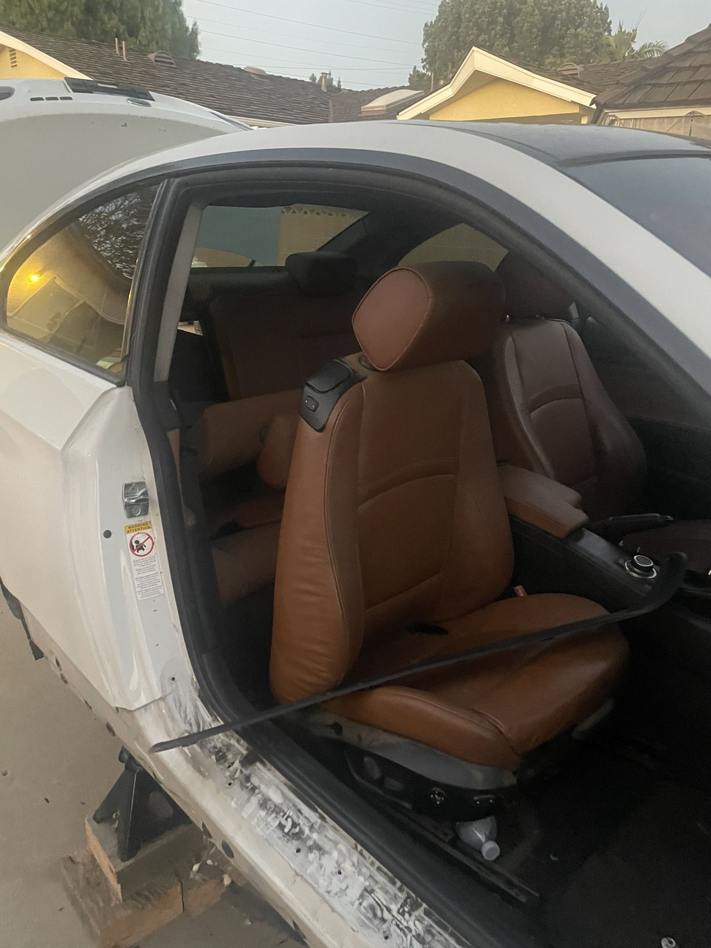 Saddle Brown BMW 335i Interior