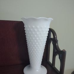 Vintage Milk Glass Vase