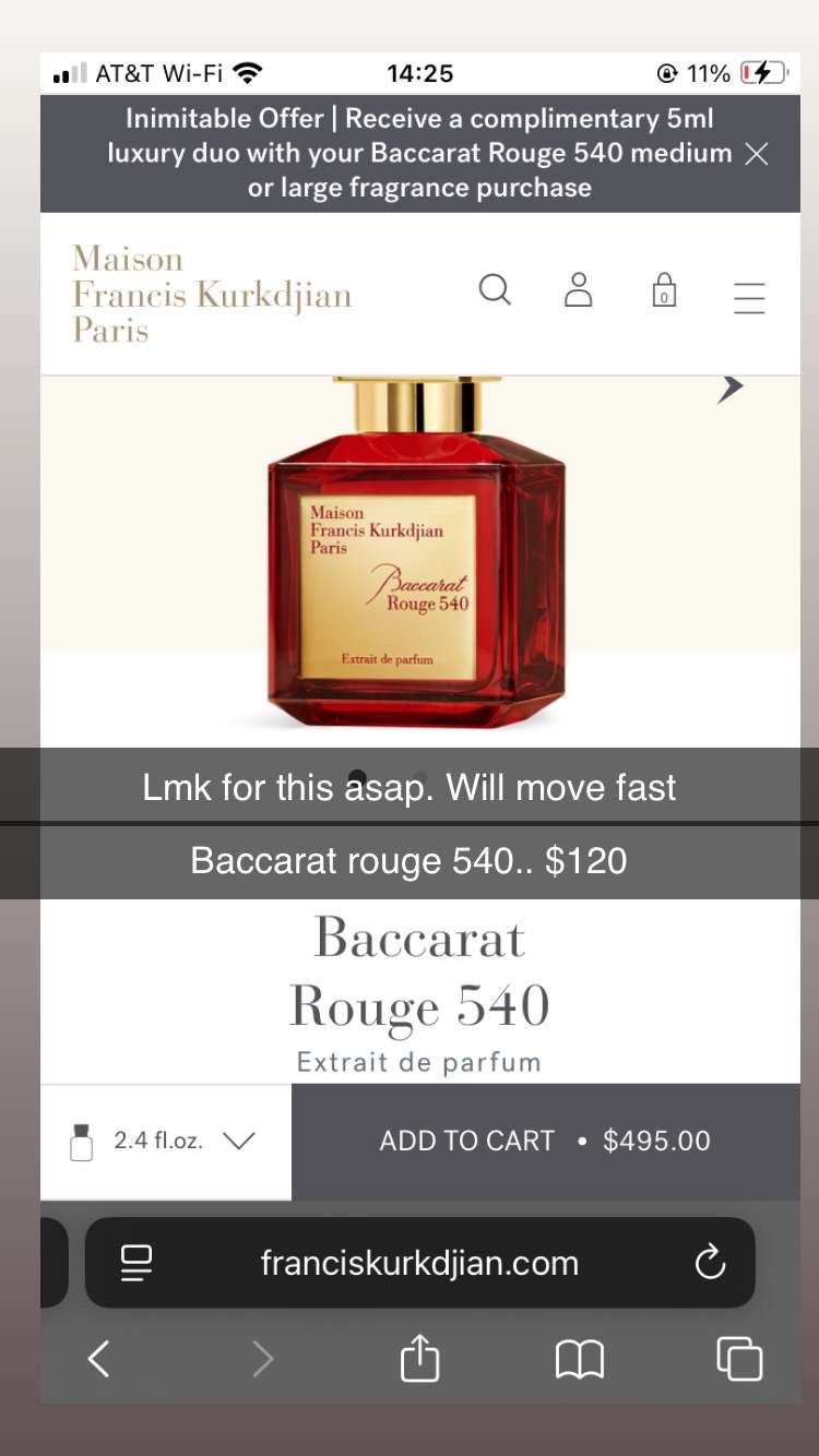 Baccarat Rouge 540