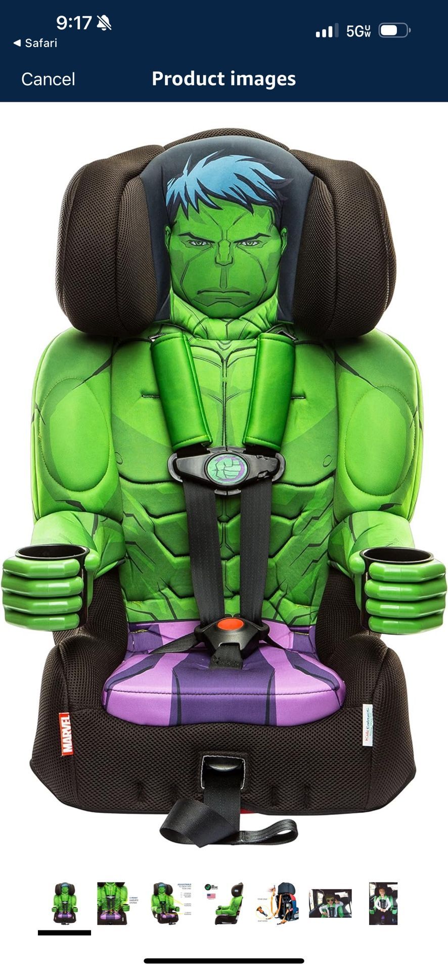 Hulk Car seat