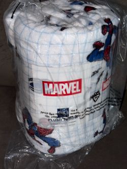 New Marvel SPIDERMAN Super Soft Oversized Blanket Throw 60 X 72”