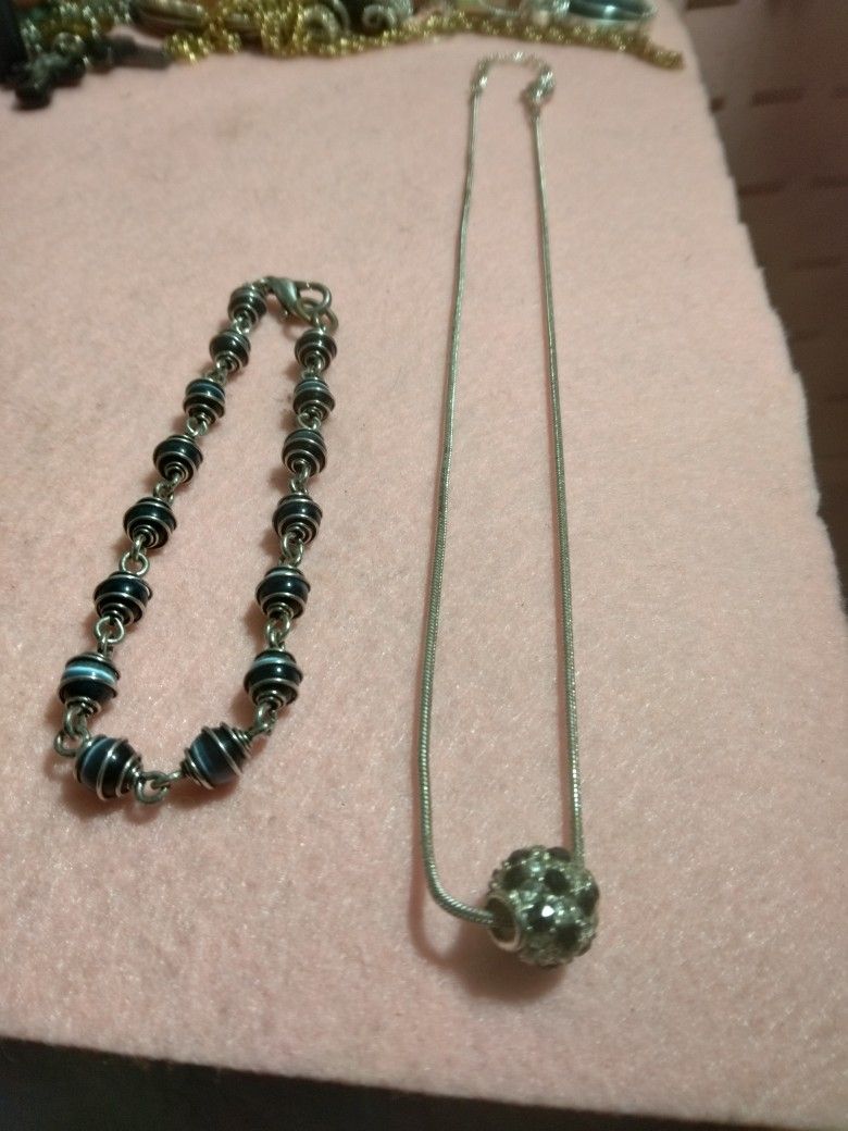 Sterling Silver Necklace For Bracelet Solid Silver Chain