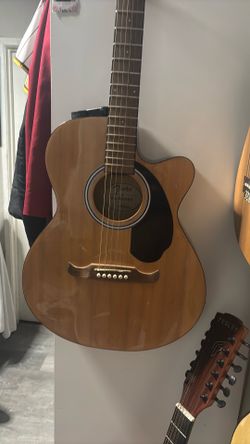 Fender guitar (FA-135CE) 6 string acoustic guitar