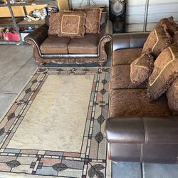 set de sofa y tapete