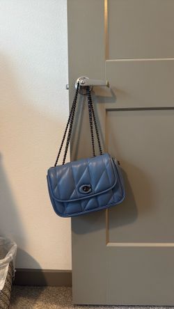 Authentic Coach Pillow Madison shoulder bag in Chambray Blue