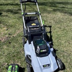 EGO Power+ 56V 21-Inch Electric Lawn Mower with battery