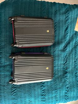 Set of 2 Hard Shell Spinner Luggage Suitcases