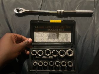 Wrench and nut & bolt extractor