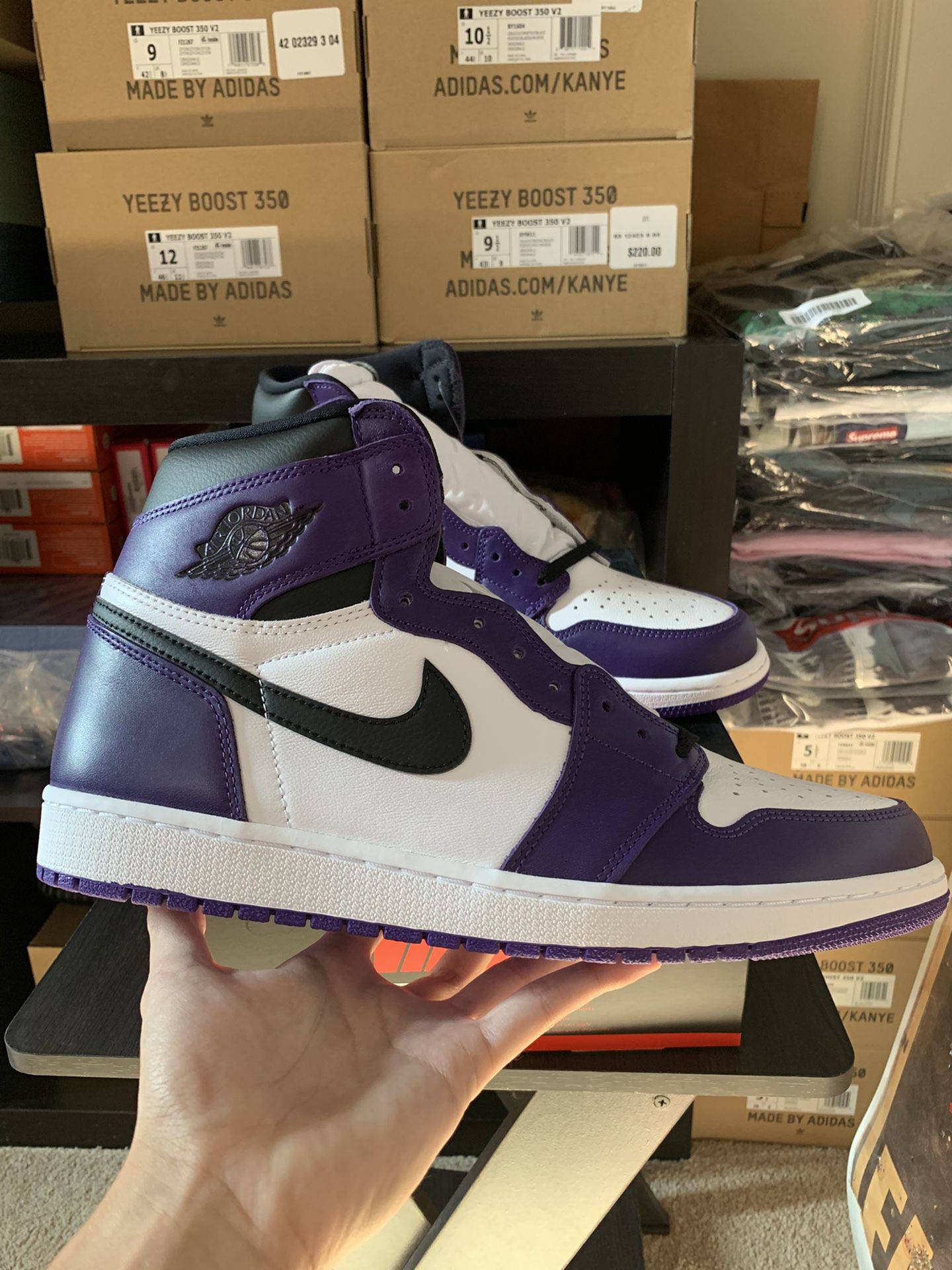 Air Jordan 1 Court Purple Size 13