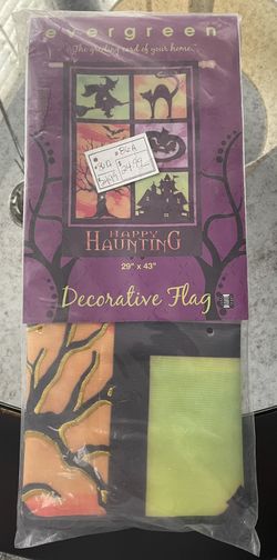 New Halloween Happy Haunting Flag