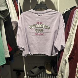 Purple Cotton On Crop Top 