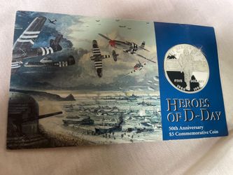 Commerative coin hero’s of D-Day