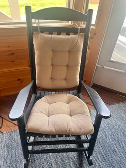 Rocking chair with cushions
