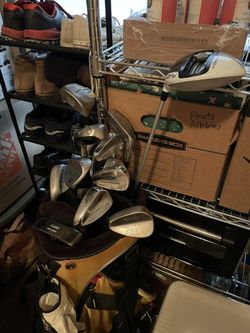 Lefty Golf Club Full Set: Mizuno Irons, King Cobra Driver...