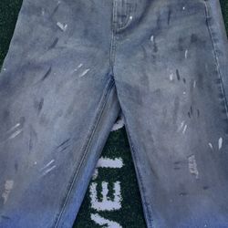 Gallery Dept. Distressed denim straight leg jeans