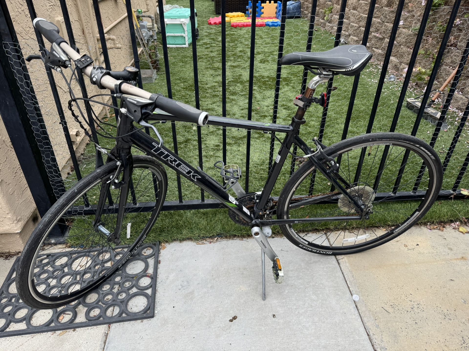 Two Trek 7.3 Hybrid Road Bikes