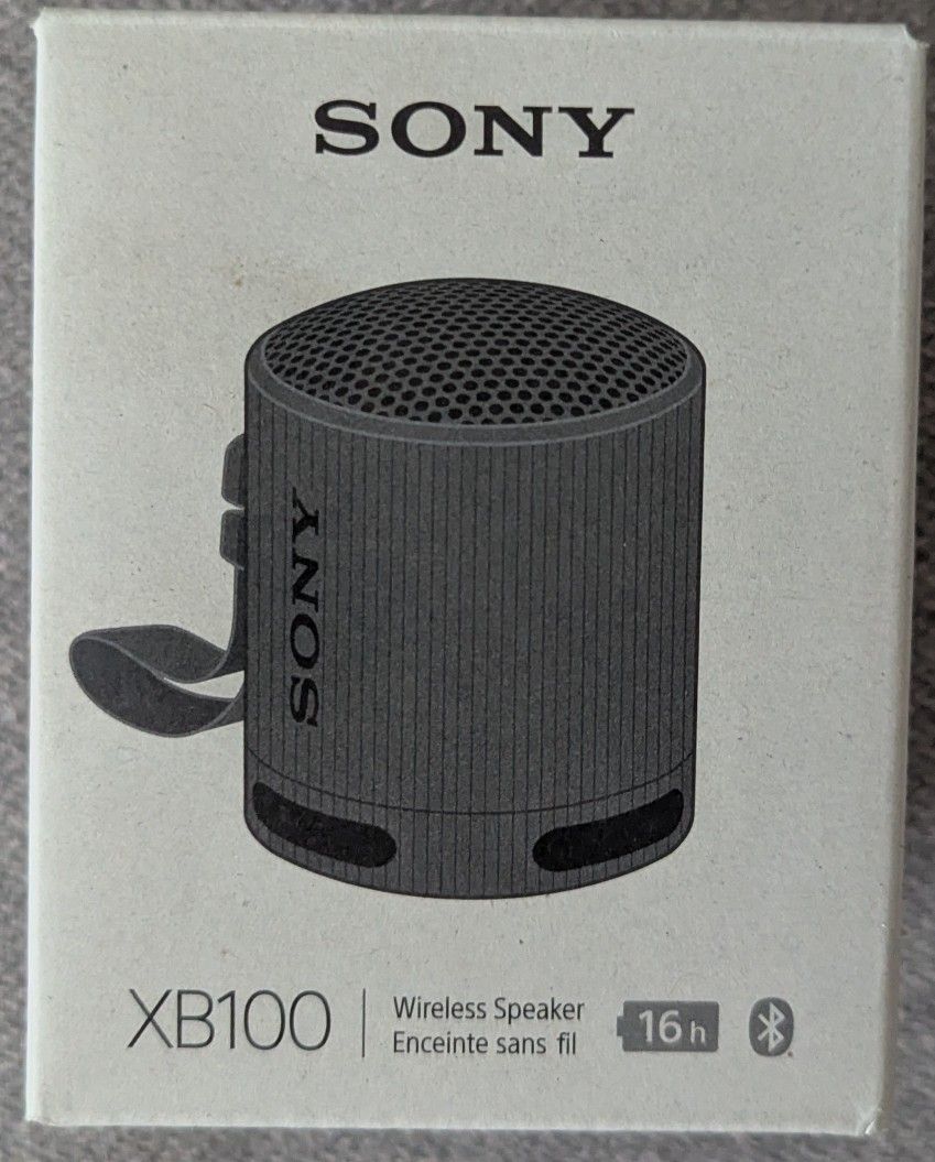 New In Box Sony XB100 Bluetooth Speaker
