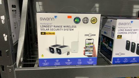 Swann MaxRanger4K Longest Range Wireless Solar Security System $250